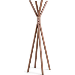 Καλόγερος από ξύλο καρυδιάς Μ60xΠ60xΥ171cm