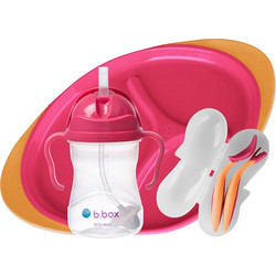 B.Box Βρεφικό Σετ Φαγητού Pink 3τμχ