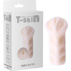 Chisa Novelties T-Skin Fire a Gun 05 Abby Kitty Pocket Pussy & Sleeve Αυνανιστήρι White