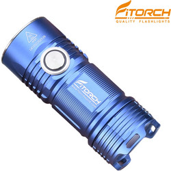Fitorch P25 Blue Επαναφορτιζόμενος Φακός Μπρελόκ Led Αδιάβροχος IPX8 3000lm