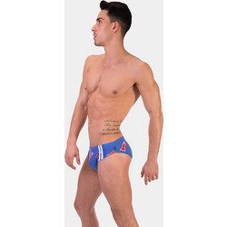 Space Rocket Swim Brief Blue