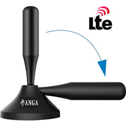 ANGA PS-500 Εσωτερική Μαγνητική Κεραία UHF με Ενισχυτή 32dB και φίλτρο LTE (4G)