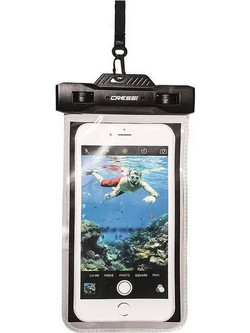Cressi Mobile Phone Waterproof Bag Black 6.6''