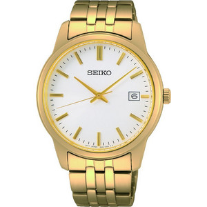 Seiko Essential Ανδρικό Ρολόι Αυτόματο με Χρυσό Μεταλλικό Μπρασελέ SUR404P1 Seiko Essential Ανδρικό Ρολόι Αυτόματο με Χρυσό Μεταλλικό Μπρασελέ SUR404P1