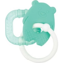 Nattou Silicone Teether Bear 0m+ 1τμχ