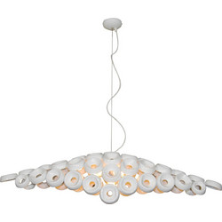 Home Lighting Darina Κρεμαστό Φωτιστικό Οροφής Πολύφωτο Λευκό 77-4368 White