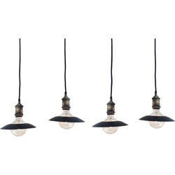 Home Lighting Magnum Plate Κρεμαστό Φωτιστικό Οροφής Πολύφωτο Λευκό 77-2447