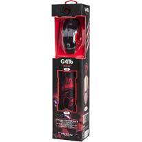 Marvo M416 with Mousepad Ενσύρματο Gaming Ποντίκι RGB 2400 DPI Gold Red