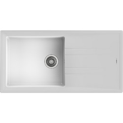 Teka Stone 60 L-TG 1C 1E Ένθετος Νεροχύτης Γρανίτη Αντιστρεφόμενος Artic White 100x51cm