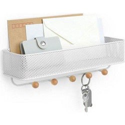 Κρεμάστρα Με Ράφι Estique 1004245-660 White Umbra Μέταλλο
