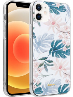 Crong Flower Back Cover Pattern 01 (iPhone 12 mini)
