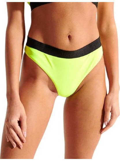 Superdry Sport Ψηλόμεσο Bikini Slip Lime W3010214A-VJD