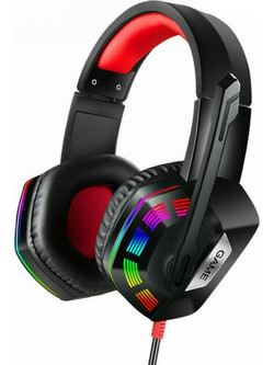 Andowl AN-Q-E6 Gaming Headset Over Ear Black Red