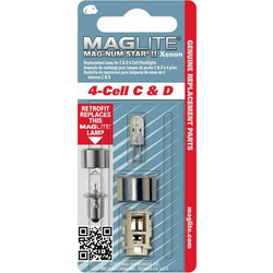 MAGLITE LMXA401 Ανταλλακτικό λαμπάκι Xenon C/D 4-Cell