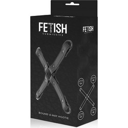 Fetish Submissive Vegan Leather Hog Tie