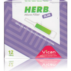 HERB Micro Filter Slim 12 Πίπες