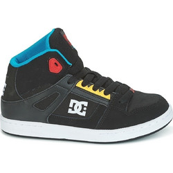 DC Rebound Παιδικά Sneakers Μποτάκια Μαύρα ADBS100214-KMI