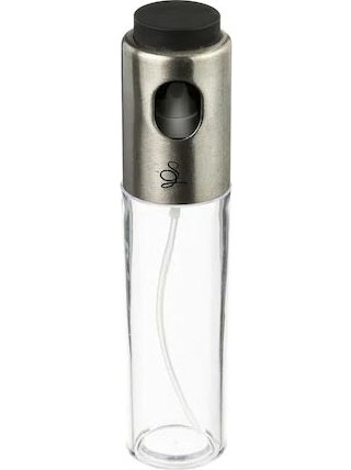 Σπρέι Λαδιού και Ξυδιού από ανοξείδωτο ατσάλι χωρητικότητας 115ml, 18x4 cm, Oil vinegar sprayer - Aria Trade