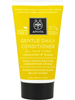 Apivita Gentle Daily Χαμομήλι & Μέλι Φυτικό Conditioner για Επανόρθωση & Ψαλίδα 50ml
