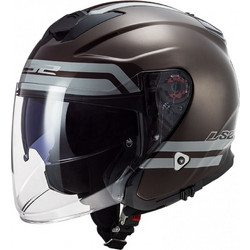 LS2 OF521 Infinity Hyper Wood Κράνος Μηχανής Jet 1250gr