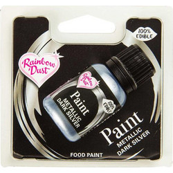 Metal Effect Hookah Colouring 24 ml - Dark Silver