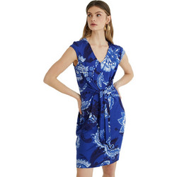 Desigual Sibila Mini Καλοκαιρινό Καθημερινό Φόρεμα Royal Blue 21SWVKB2-5016