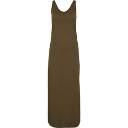 Vero Moda Maxi Καλοκαιρινό Καθημερινό Φόρεμα Χακί 10233347