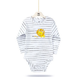 Bibaby Φορμάκι Εσώρουχο Μακρυμάνικο για Αγόρι Λευκό 56735