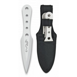 Albainox White Dragon 3 thrower knife set