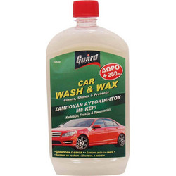 Guard Car Wash & Wax Σαμπουάν Αυτοκινήτου με Κερί 500ml + 250ml Δώρο (02649)