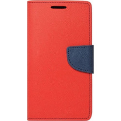iS Fancy Book Case Red (Galaxy A22)