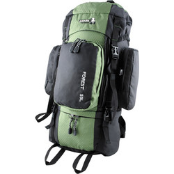 Panda Outdoor Forest Αδιάβροχο Ορειβατικό Σακίδιο 55lt Μαύρο Πράσινο 12446