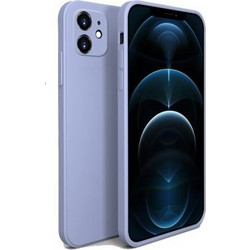 Bodycell Square Liquid Back Cover Light Blue (iPhone 12)