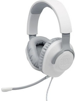 JBL Quantum 100 Gaming Headset Over Ear White