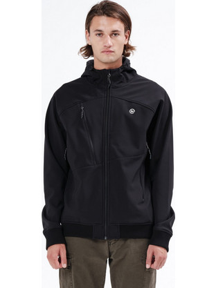 Basehit Ανδρικό Μπουφάν Χειμωνιάτικο Softshell Μαύρο 212.BM11.113