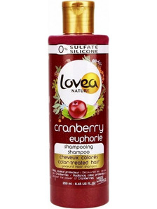 Lovea Nature Cranberry Euphorie Σαμπουάν για Προστασία Χρώματος & Επανόρθωση για Βαμμένα Μαλλιά 250ml