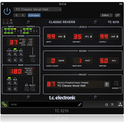 TC Electronic TC8210-DT Reverb Plug-in με Controller