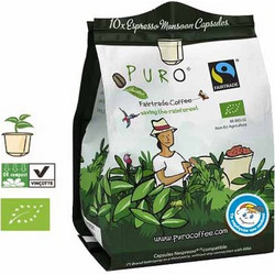 Puro Κάψουλες Espresso Monsoon Bio Συμβατές με Μηχανή Nespresso 10τμχ