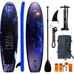 Full Print Blue 11'2" Φουσκωτή Σανίδα SUP All Round 340cm