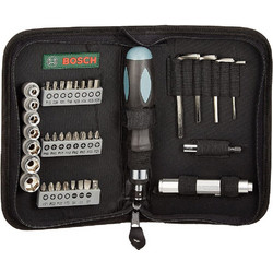 ΚΑΣΕΤΙΝΑ ΣΕΤ BOSCH 38 ΤΕΜ ΜΕ ΚΑΡΥΔΑΚΙΑ 2607019506