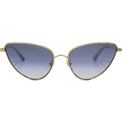 Charlie Max Litta GL-N33 Γυναικεία Γυαλιά Ηλίου Cat Eye Μεταλλικά Χρυσά με Μπλε Degradee Φακό
