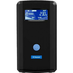 Tescom Leo Plus LCD 850AP UPS Line Interactive 850VA 510W με 2 Πρίζες