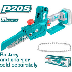 Total TGSLI2068 Κλαδευτικό Αλυσοπρίονο Μπαταρίας 20V 1.5kg με Λάμα 15cm