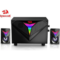 Redragon Toccata GS700 Ηχεία Υπολογιστή 2.1 11W με RGB Φωτισμό Black