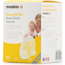 Medela PersonalFit Flex Χοάνες Θηλάστρου Medium 24mm 2τμχ 101033989