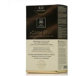 Apivita My Color Elixir 6.0 Ξανθό Σκούρο Μόνιμη Βαφή Μαλλιών Χωρίς Αμμωνία 50ml