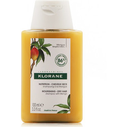 Klorane Mango Σαμπουάν για Επανόρθωση για Ξηρά & Ταλαιπωρημένα Μαλλιά 100ml