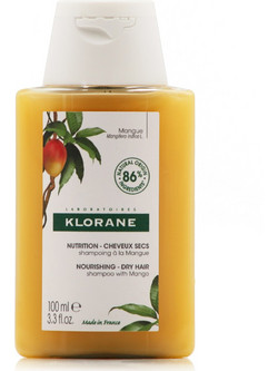 Klorane Mango Σαμπουάν για Επανόρθωση για Ξηρά & Ταλαιπωρημένα Μαλλιά 100ml
