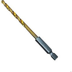 Τρυπάνι Τιτανίου Για Μέταλλο HSS 1/4" MTX - Για Παλμικό Κατσαβίδι - 4.5mm