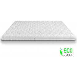 ΑΝΩΣΤΡΩΜΑ Eco Sleep Latex (Διπλό 150 χ 200cm)(4 cm Ύψος)+ Ύφασμα Πλενόμενο Antibacterial Topper(Χωρίς Καπιτονέ)